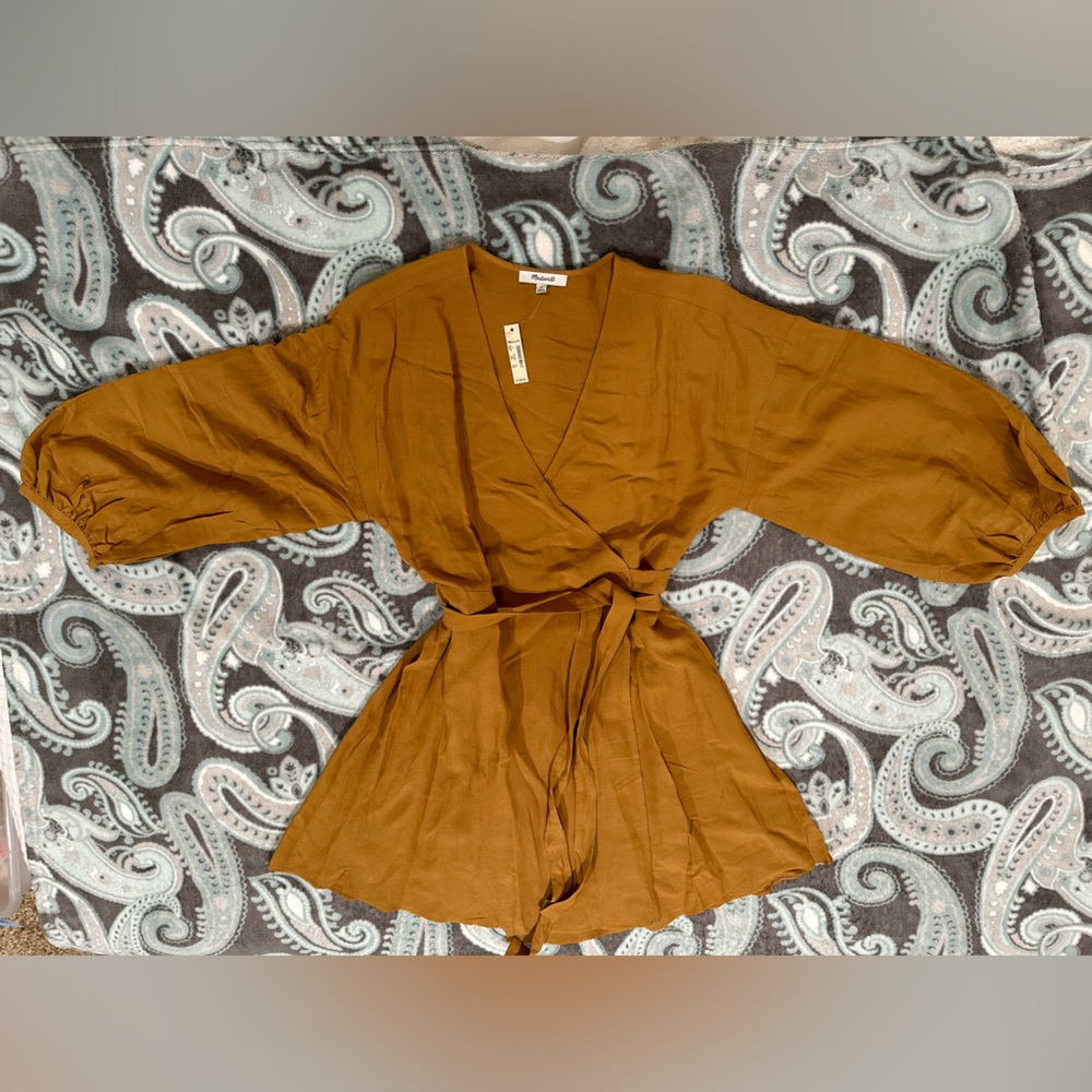 Madewell wrap dress sz S, 35 inches from shoulder